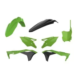 Пластмасов MX кит Polisport за Kawasaki  KX250-2017-20 Green/black