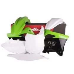 Пластмасов MX кит Polisport за Kawasaki KX450F-2013-15 OEM Green/White/Black