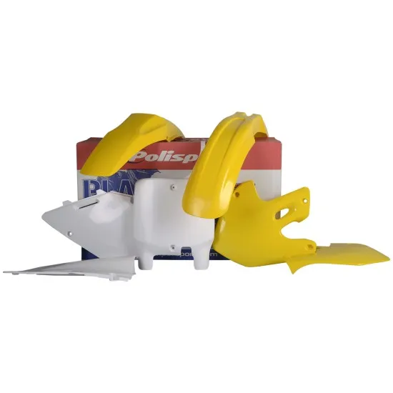 Пластмасов MX кит Polisport за Suzuki RM125 / RM250 -1999 - 2000 OEM Color - Комплекти MX пластмаси от марка Polisport