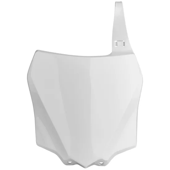 Предна табела Polisport Kawasaki KX85/100 - 2014-21 White OEM Color - Фарове, табели от марка Polisport