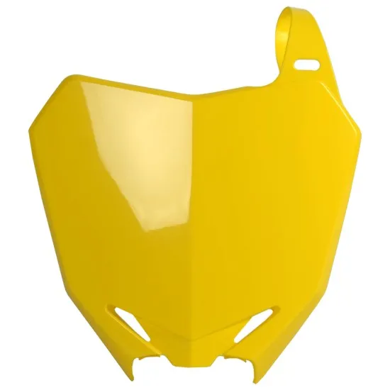 Предна табела Polisport Suzuki RMZ250 (13/16) - 2010-18 / RMZ450 (13/16) - 2008-17 Yellow OEM Color - Фарове, табели от марка Polisport