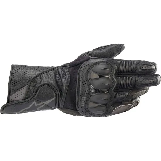 Мото ръкавици ALPINESTARS SP-2 V3 BLACK/ANTHRACITE - Кожени ръкавици за мотор от марка Alpinestars
