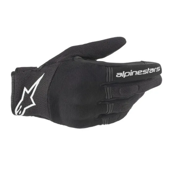 РЪКАВИЦИ ALPINESTARS COPPER BLACK/WHITE - Текстилни ръкавици за мотор от марка Alpinestars