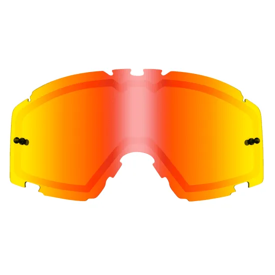 Двойна плака за очила ONEAL B-30 DUPLEX RADIUM RED - Мотокрос очила от марка ONeal