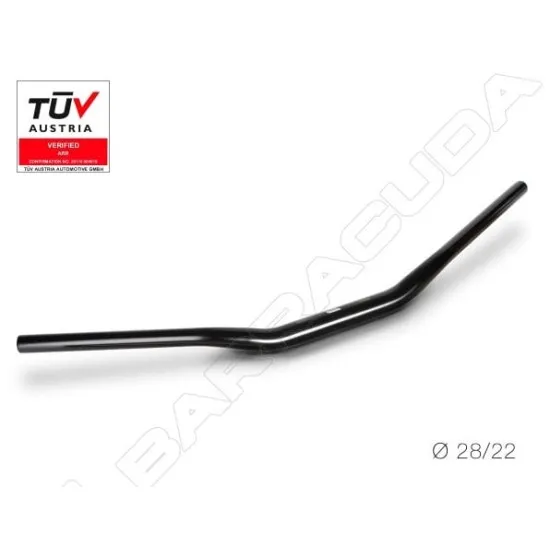 КОРМИЛО BARRACUDA HANDLEBAR 28/22 BLACK - Мото кормила от марка Barracuda