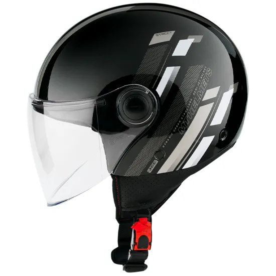 КАСКА ЗА СКУТЕР MT STREET SCOPE GLOSS GREY - Каски за скутер от марка MT