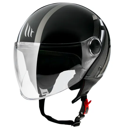КАСКА ЗА СКУТЕР MT STREET SCOPE GLOSS GREY - Каски за скутер от марка MT