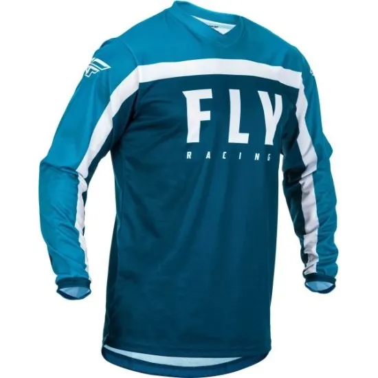 Мотокрос блуза FLY RACING F-16-BLUE/WHITE - Мотокрос джърси от марка Fly Racing