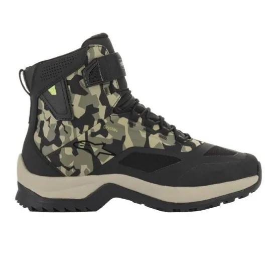 Боти ALPINESTARS CR-6 DRYSTAR BLACK/BEIGE/CAMO GREEN - Боти за мотор от марка Alpinestars