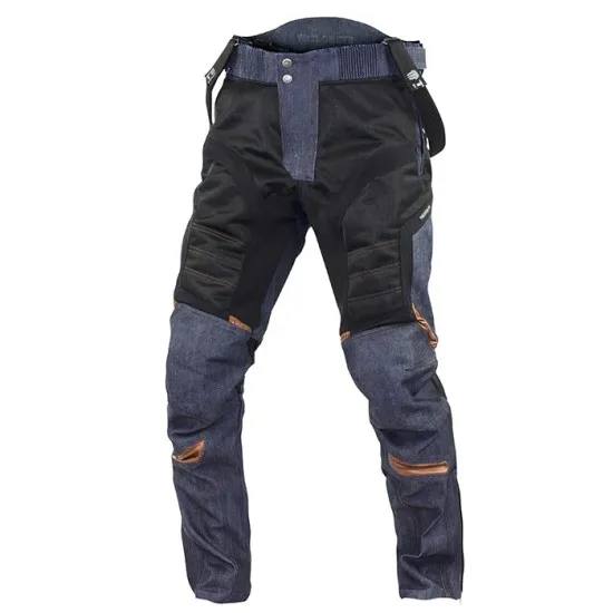 Мото панталон TRILOBITE 1962 Airtech black/blue с Kevlar® подсилване и Air Tech мрежа