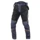 Мото панталон TRILOBITE 1962 Airtech black/blue с Kevlar® подсилване и Air Tech мрежа