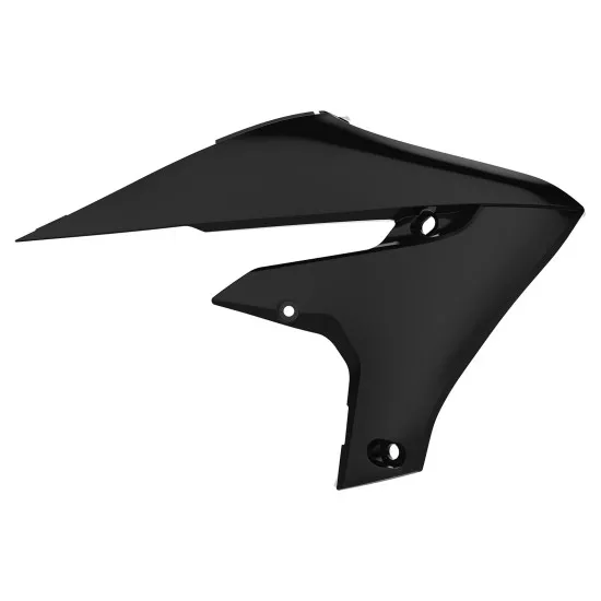Пластмасови капаци за радиатор Polisport Yamaha YZ450F - 2018-21 Black - Предпазители за радиатор от марка Polisport