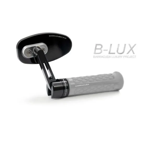 Огледала за мотор BARRACUDA SKIN-R/BAR END BLACK (PAIR) - Мото огледала Огледала за мотор BARRACUDA SKIN-R/BAR END BLACK (PAIR) - Мото огледала от марка Barracuda