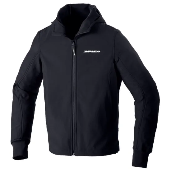 Мото Яке SPIDI HOODIE ARMOR EVO BLACK - Текстилни якета от марка SPIDI