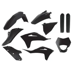 Пластмасов Full Enduro кит Polisport за GAS GAS EC/EC-F - 2021 Black