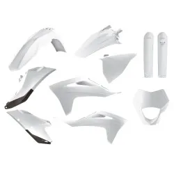 Пластмасов Full Enduro кит Polisport за GAS GAS EC/EC-F - 2021 White