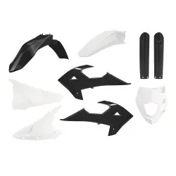 Пластмасов Full Enduro кит Polisport за GAS GAS EC/ECE -2018-2020 Black/White