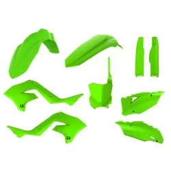 Пластмасов MX кит Polisport за Kawasaki KX125/250 рестайлинг 450 (2020) - 2003-08 Lime Green