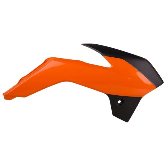 Пластмасови капаци за радиатор Polisport КТМ 85 SX (13-14/16) - 2013-17 KTM Orange/Black OEM Color - Предпазители за радиатор от марка Polisport