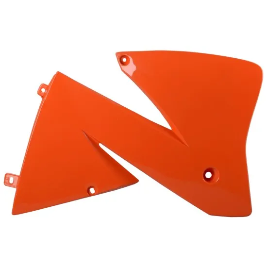 Пластмасови капаци за радиатор Polisport КТМ EXC / MXC KTM Orange - Предпазители за радиатор от марка Polisport