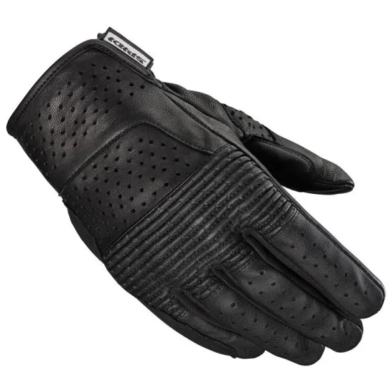 Кожени ръкавици SPIDI RUDE PERFORATED BLACK - Кожени ръкавици за мотор от марка SPIDI