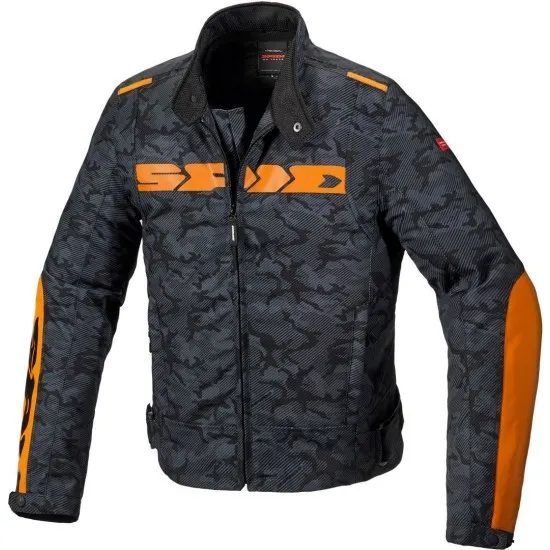 Текстилно мото яке SPIDI SOLAR H2OUT BLACK CAMOUFLAGE - Текстилни якета от марка SPIDI