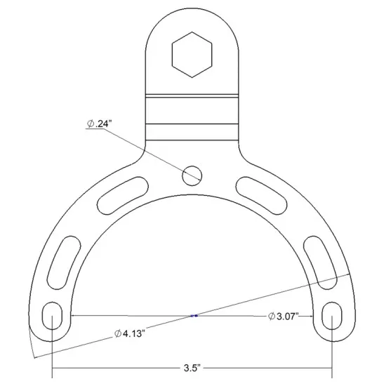 Мото стойка за телефон RAM-MOUNTS X-Grip B-410-A-UN10BU за монтаж на резервоар
