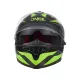 Каска O'NEAL CHALLENGER EXO V.22 BLACK/NEON YELLOW с вградени слънчеви очила и вентилационна система