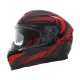 Каска O'NEAL CHALLENGER EXO V.22 RED/BLUE с вградени слънчеви очила и модерна вентилация