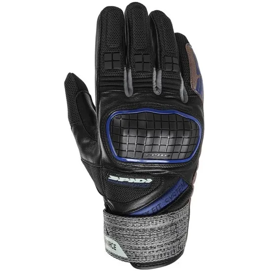 Мото ръкавици SPIDI X-FORCE BLACK/BLUE - Кожени ръкавици за мотор от марка SPIDI