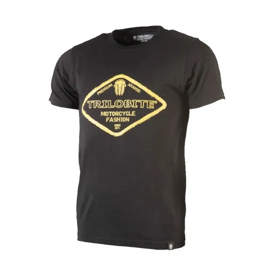 МОТО ТЕНИСКА TRILOBITE 1830 STU T-SHIRT MENS BLACK - Тениски от марка Trilobite