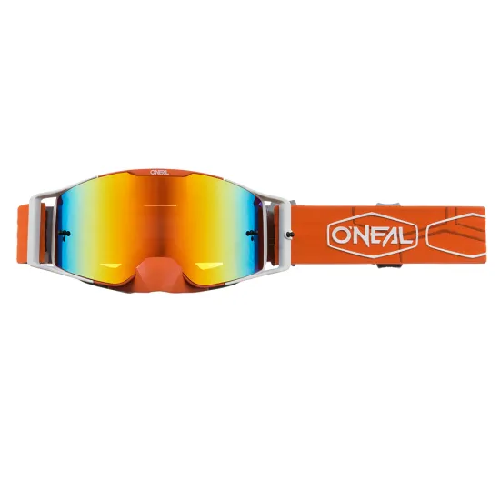 Мотокрос очила O`NEAL B-30 HEXX V.22 ORANGE/WHITE - RADIUM RED - Мотокрос очила от марка ONeal