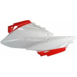 Странични панели Polisport за HONDA CRF450R -2007-08 RED/WHITE
