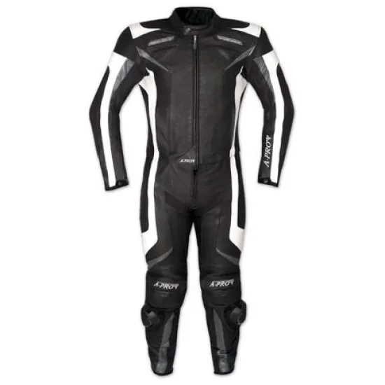 КОЖЕН МОТО ЕКИП A-PRO RUNNER BLACK 2PC - Мото екипи от марка A-PRO