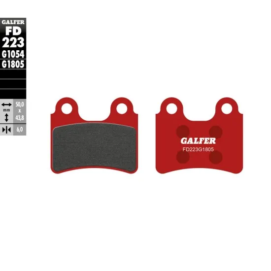 Предни мото накладки Galfer TRIAL TOP FD223G1805 - Накладки от марка GALFER