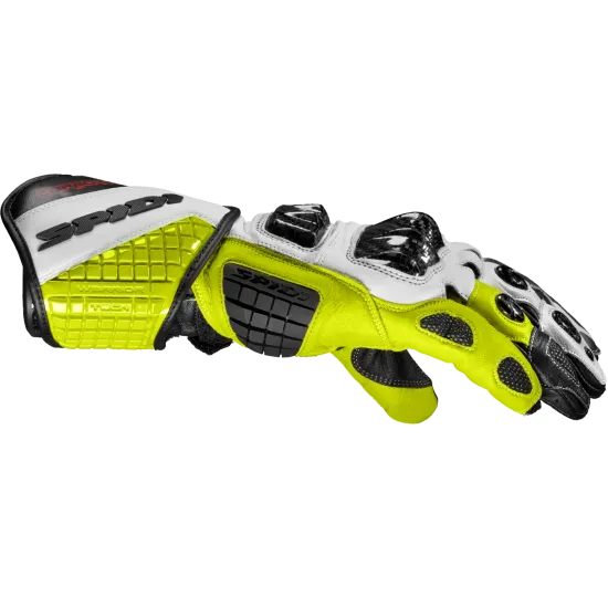 Мото ръкавици SPIDI Carbo track EVO BLACK/FLUO - Кожени ръкавици за мотор от марка SPIDI