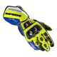 Мото ръкавици SPIDI Carbo track EVO BLUE/YELLOW - Кожени ръкавици за мотор от марка SPIDI