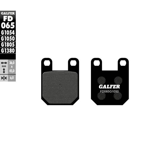Предни/задни мото накладки Galfer SCOOTER FD065G1050 - Накладки от марка GALFER