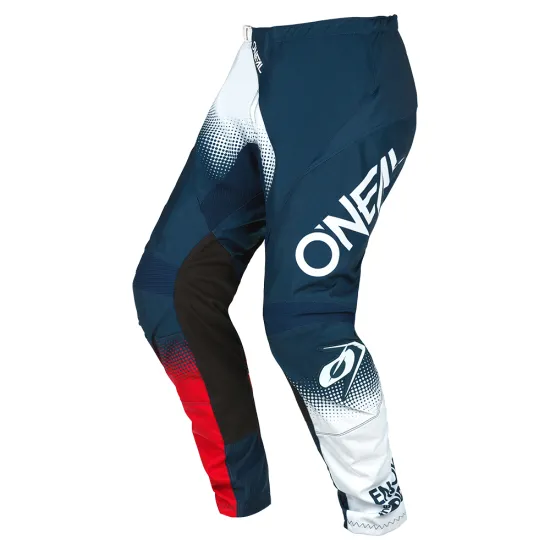 Мотокрос брич O’NEAL ELEMENT RACEWEAR V.22 BLUE/WHITE/RED - Мотокрос брич от марка ONeal