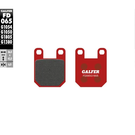 Предни/Задни мото накладки Galfer TRIAL TOP FD065G1805 - Накладки от марка GALFER