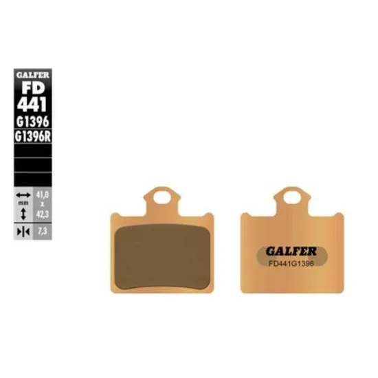 Задни мото накладки Galfer SINTERED FD441G1396 - Накладки от марка GALFER