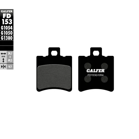 Предни/задни мото накладки Galfer SEMI METAL FD153G1054 - Накладки от марка GALFER