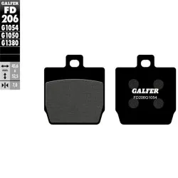Предни/Задни мото накладки Galfer SEMI METAL FD206G1054