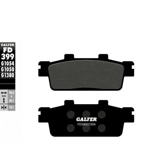 Предни/Задни мото накладки Galfer SEMI METAL FD399G1054 - Накладки от марка GALFER
