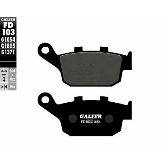 Задни мото накладки Galfer SEMI METAL FD103G1054 - Накладки от марка GALFER