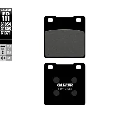 Задни мото накладки Galfer SEMI METAL FD111G1054