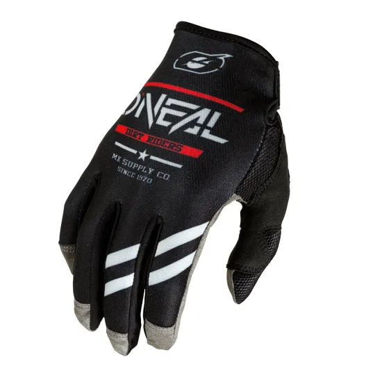 Мотокрос ръкавици ONEAL MAYHEM SQUADRON V.22-BLACK/GRAY - Мотокрос ръкавици от марка ONeal