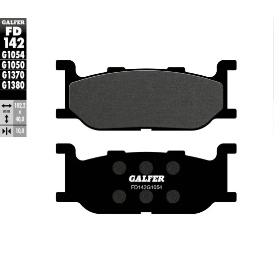 Предни мото накладки Galfer SEMI METAL FD142G1054 - Накладки от марка GALFER