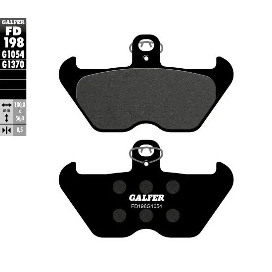 Предни мото накладки Galfer SEMI METAL FD198G1054 - Накладки от марка GALFER
