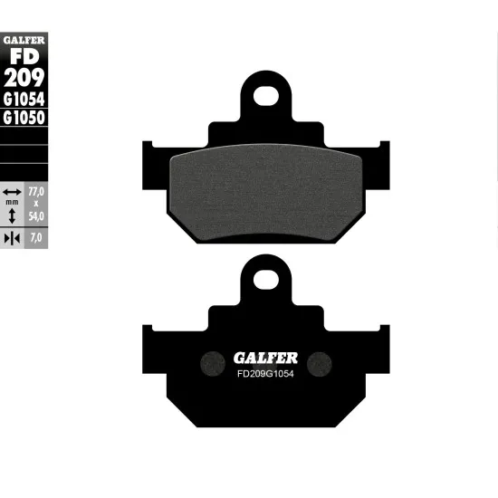 Предни мото накладки Galfer SEMI METAL FD209G1054 - Накладки от марка GALFER